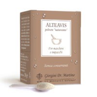 Alteavis Polvere naturale barattolo 200g con Altea, Equiseto e Fieno Greco ad azione emolliente e lenitiva