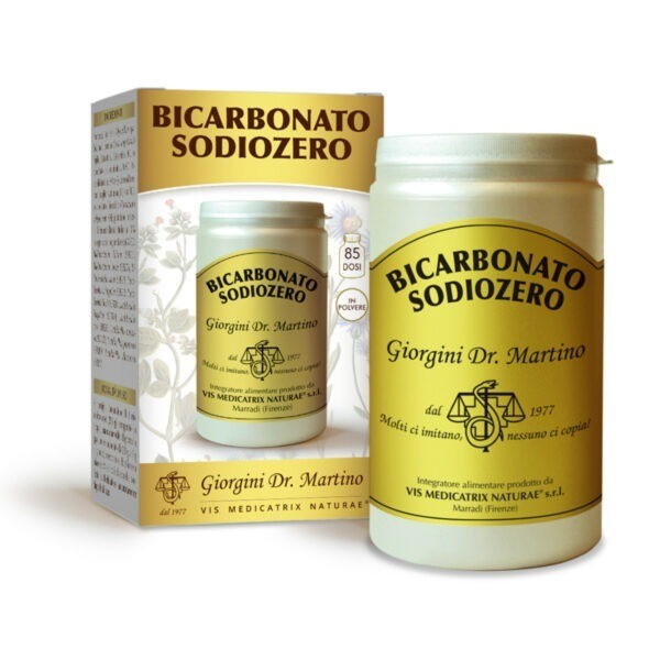 Bicarbonato Sodiozero 300gr polvere alcalinizzante senza sodio dr. Giorgini