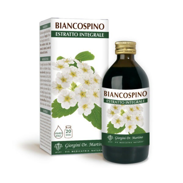 Biancospino Estratto Integrale analcoolico 200ml dr. Giorgini