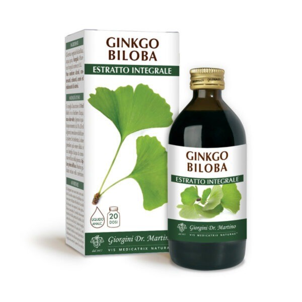 Ginkgo biloba estratto integrale analcolico 200ml Dr.Giorgini