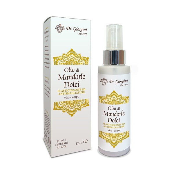 Olio di Mandorle dolci spremuto a freddo 125ml con erogatore dr. Giorgini