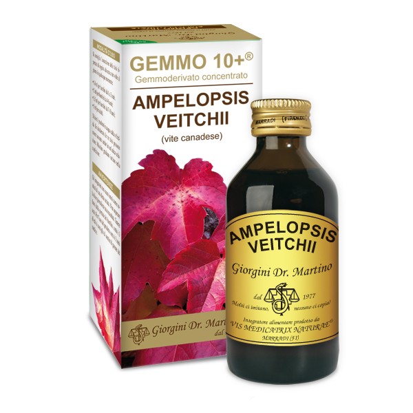 Gemmo 10+ Vite Canadese Amelopsis Veitchii Gemmoderivato 100ml analcolico - Dr.Giorgini