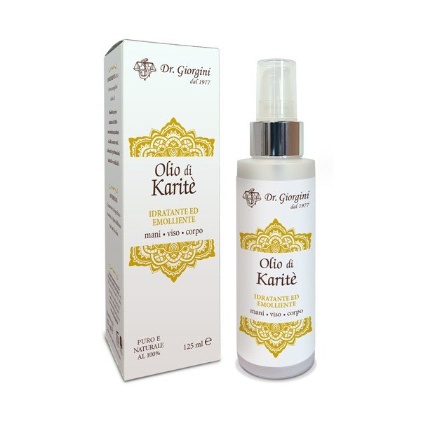 Olio di Karite' 125ml per viso, corpo e capelli
