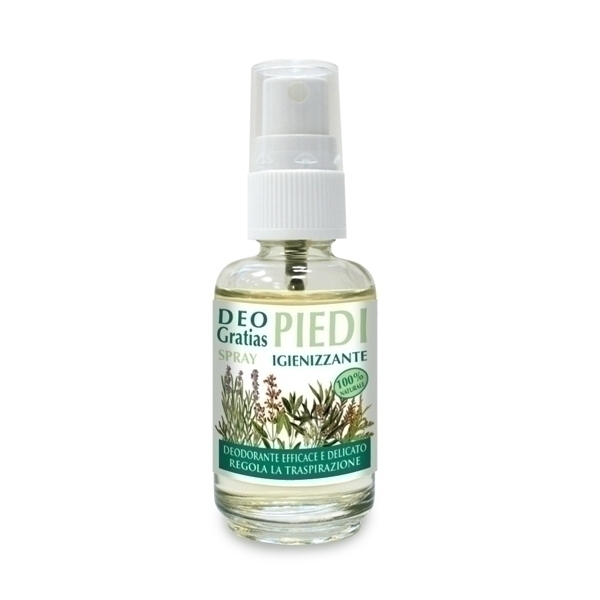 Deo Gratias Piedi Spray 30 ml efficace e delicato regola la traspirazione