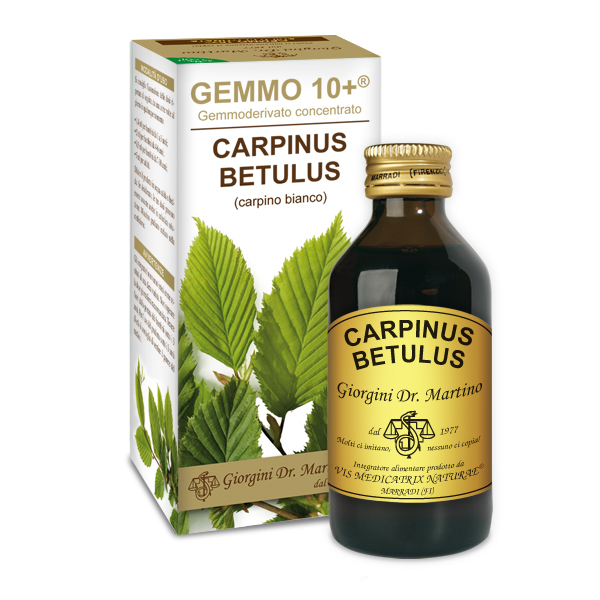 Gemmo 10+ Carpino bianco (Carpinus betulus) gemmoderivato analcolico 100ml - dr.Giorgini
