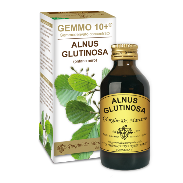 Gemmo 10+ Ontano nero (Alnus glutinosa) gemmoderivato 100ml - dr.Giorgini