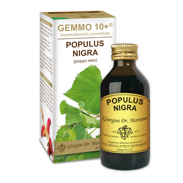 Gemmo 10+ Pioppo nero (Populus nigra) gemmoderivato 100ml dr.Giorgini