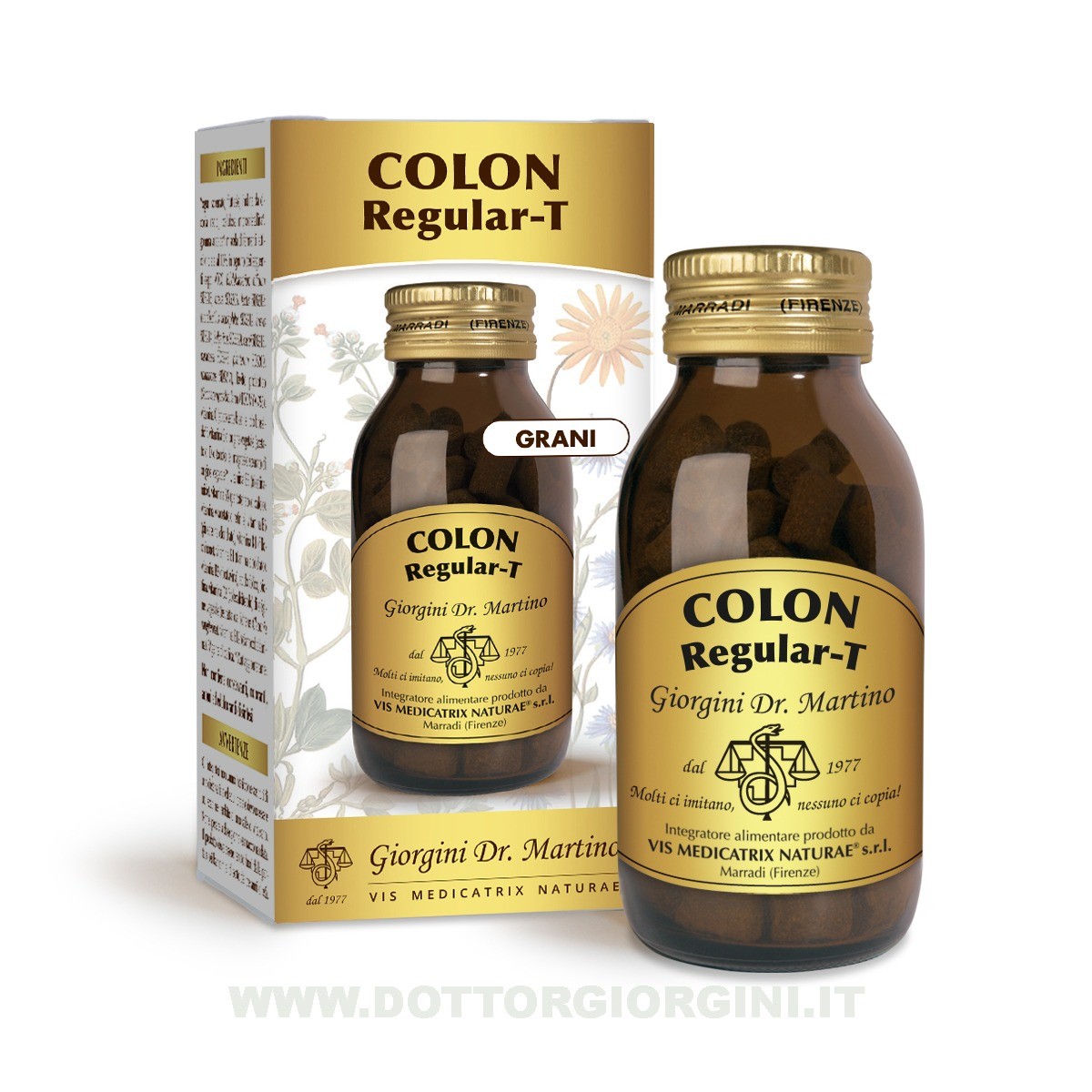 Colon Regular-T 80grammi 133 grani per favorire il transito intestinale dr. Giorgini