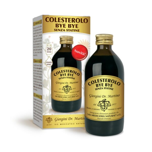 Colesterolo Bye Bye 200ml senza statine liquido analcolico