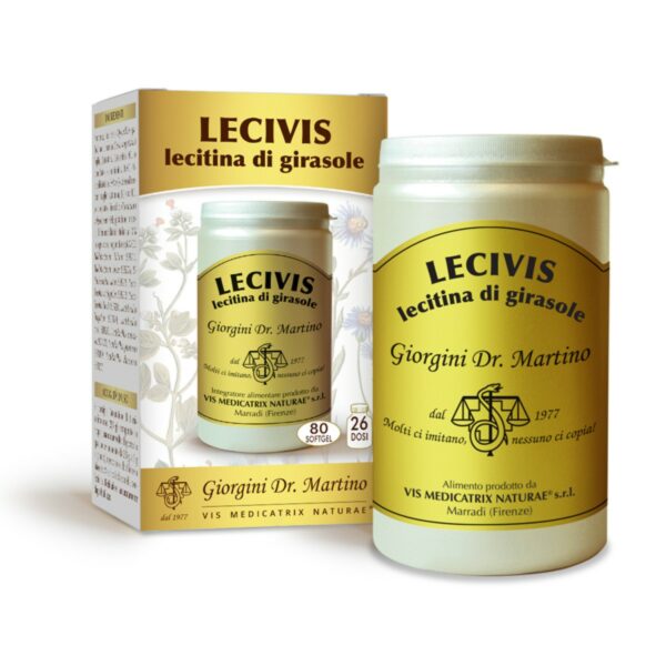 Lecivis 80 softgels Lecitina di Girasole dr.Giorgini