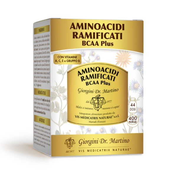 Aminoacidi Ramificati BCAA Plus 400 pastiglie BCAA Branched-chain amino acids