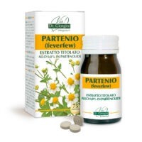 Partenio estratto titolato 75 pastiglie feverfew Tanacetum parthenium dr. Giorgini