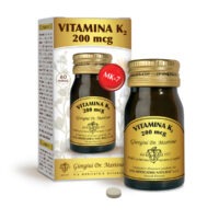 Vitamina K2 60 pastiglie MK-7 menachinone 200mcg per compressa
