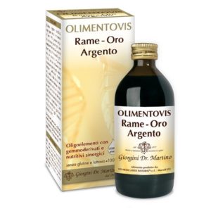 Rame Oro Argento Olimentovis200ml Oligoelemento Cu-Au-Ag