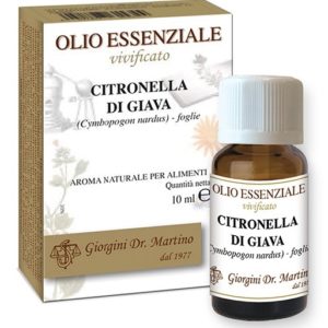 CITRONELLA DI GIAVA 10 ML OLIO ESSENZIALE VIVIFICATO