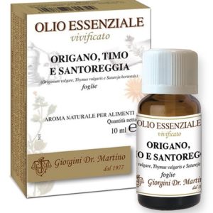 ORIGANO-TIMO-SANTOREGGIA 10 ML OLIO ESSENZIALE VIVIFICATO