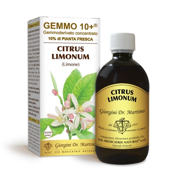 Gemmo 10+ Limone (Citrus limonum) gemmoderivato 500ml dr.Giorgini