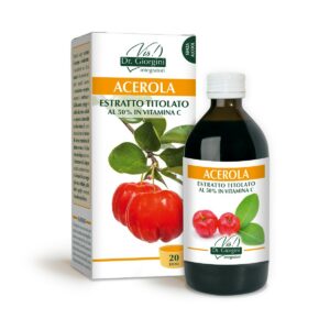 Acerola estratto titolato liquido analcolico 200ml ricco in Vitamina C