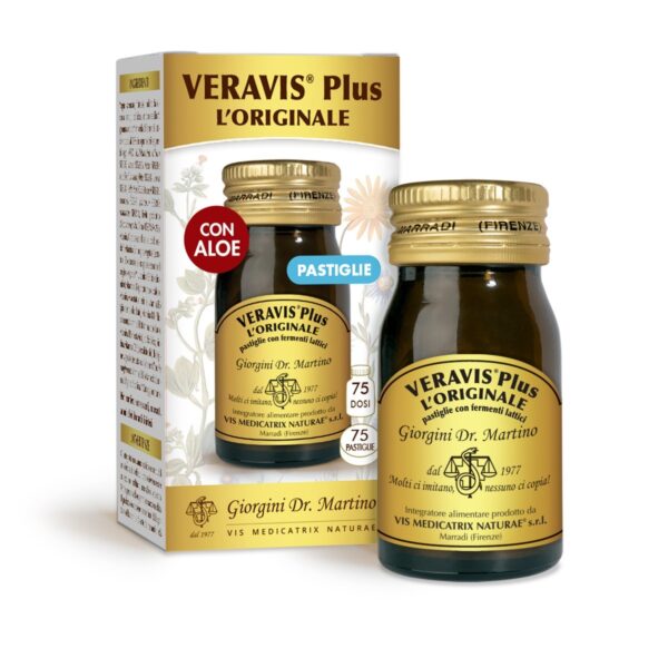 Veravis Plus L'Originale (quello con Aloe) pastiglie regolari con fermenti lattici dr. Giorgini
