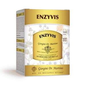 Enzyvis 400 pastiglie di erbe ed enzimi digestivi di origine vegetale per digestione gonfiore